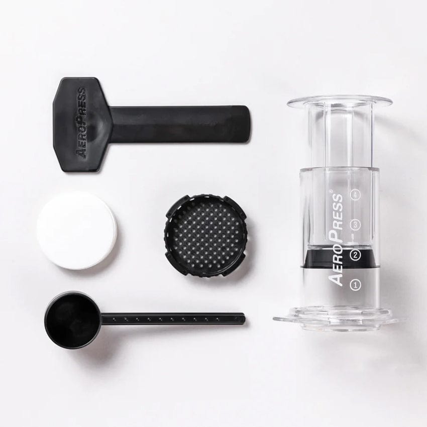 AeroPress Coffee Maker Clear Kaffeebereiter + 100 Filter - CA Händlerportal