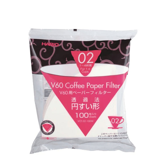 Hario Filterpapier V60 Gr. 02, 100 Stück - VCF - 02 - 100W - H - CA Händlerportal