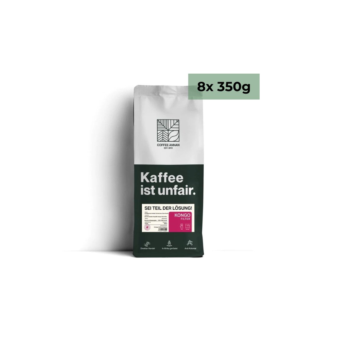 Kongo (8x 350g) | Specialty Coffee | Filter Roast - CA Händlerportal